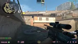 cs2 overpass B site exec util with GOD flash