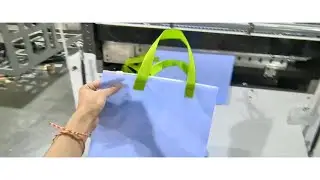 Zipper Bag| Non Woven Zipper Bag Making Machine within Automatic Handle and Ziplock Head Feeding