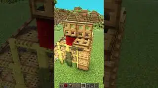 Minecraft Working Water Slide💦 #shorts