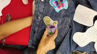 Renueva tu Casaca con Bordado Ayacuchano - Diseño de Mariposa