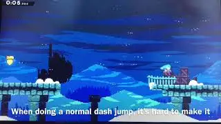 Celeste advanced movement - get the height of a normal dash jump and distance of a crouch dash jump