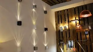 LICHT-TREND Baleno LED-Wandleuchte mit Lichtfilter / Aussen & Innen