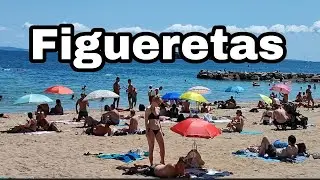 Figueretas Ibiza | Figueretas Beach | Ibiza Best Beaches in summer| Playa de Figueretas |Beach walk