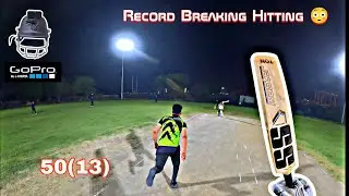 50 of 13 balls😱 | HARD HITTING🏏| GoPro 12