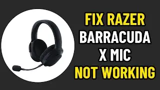 КАК ИСПРАВИТЬ НЕРАБОТАЮЩИЙ МИКРОФОН В RAZER BARRACUDA X 2026! (ПРОСТОЕ РЕШЕНИЕ)