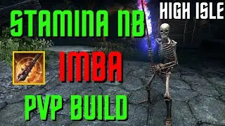 Onslaught Imba - Выносливость Ночной Клинок PVP Build - ESO High Isle