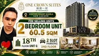 ONE CROWN SUITES in WINFORD RESORT MANILA By MEGAWORLD, 2 BEDROOM 60SQM with Balcony