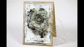 HANDMADE MIXED MEDIA CARD TUTORIAL