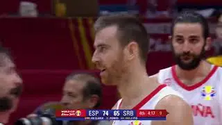 WC2019: V&iacute;ctor Claver ESPA&Ntilde;A vs SERBIA
