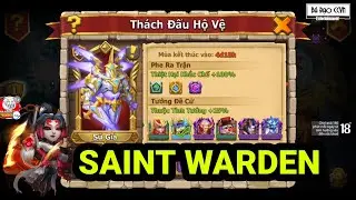 Castle Clash | Saint Warden Challenge - Boss Hộ Vệ Sứ Giả - Team đua Top Castle Clash #Shorts
