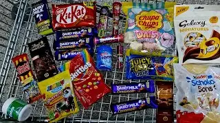 BOUGHT ALL KINDS OF Candy and Sweets Mega☺️❤️ Mega Shopping! KitKat, ChupaChups, Dairy Milk, Mentos 