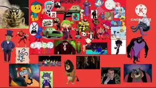 My Best to Worst Characters List (V9)
