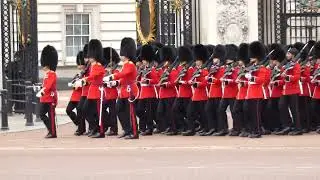 The Colonel's Review rehearses for Trooping the Colour 2025