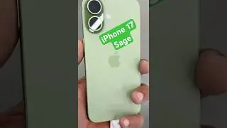 iPhone 17 Sage Colour - iPhone 17 Hands On And First Impressions in Sage  #iphone17 #iphone17pro