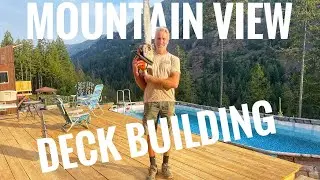 Building Mountain Top Deck | From Forrest to Mill to Lumber