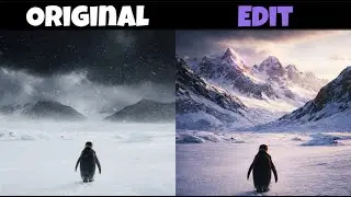 But Why? Penguin Mountain Original vs Sad Edit