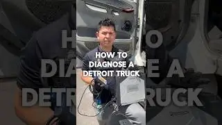 DIAGNOSE a truck with Detroit Diesel 🚛👉Follow me for more #ecms #shortsvideo