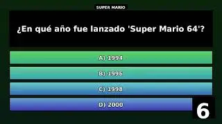 &iquest;Cu&aacute;nto sabes de Super Mario? &iexcl;Desc&uacute;brelo con esta trivia divertida!