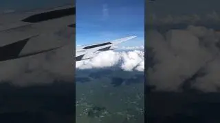 Flight TG110 BKK-CNX Boeing777-200ER landing at Chiang Mai Airport, 2 November 2023