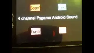 Android Python 4 Channel Sound Test Using Android Mixer