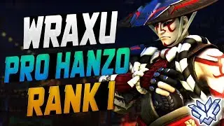 WRAXU BEST HANZO IN THE WORLD! HE'S INSANE! [ OVERWATCH SEASON 8 TOP 500 ]