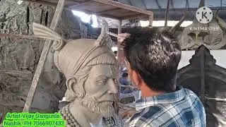 °शिव छत्रपती शिवबा राजांचा शूर वीर पुत्र *माझं राजे , शंभूराजे*#clayart #Creative ARTS#sculpture