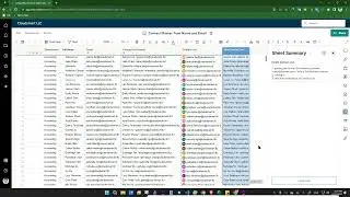 Create Contact List from Name and Email