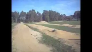 Great Vigor Brushless Dominator BL Bashing at BMX Track. First Run.