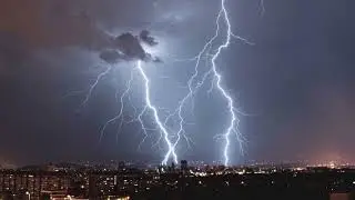 Orages &agrave; Lyon et dans le Rh&ocirc;ne : foudre, gr&ecirc;le et averses dans tout le d&eacute;partement