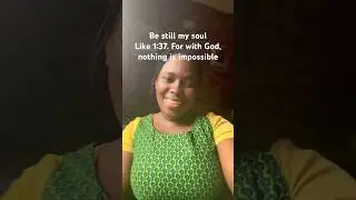 Troubled? Sing with me. Be still my soul #sing #viralvideo #shorts