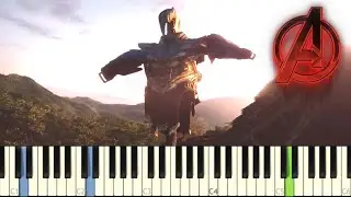 Marvel's Avengers : Endgame - Official Trailer - EASY Piano Tutorial