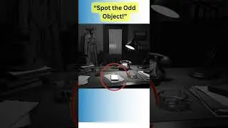 Spot the Odd Object in the Detective Office &ndash; Visual Puzzle Challenge!|#braintest |#youtubeshort