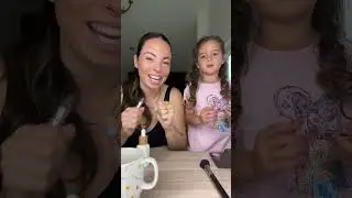Sophie&rsquo;s update on the monster spray 😂😅😍 #getreadywithme #family #mommydaughter #grwm #morning