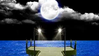 Romantic Beach Background Video Effects HD With Spotlight Black Screen Template Video Background