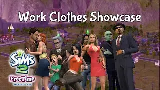 Retro Review: ALL the Work Clothes in Sims 2 Free Time!