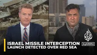 Israel missile interception: Launch detected from direction of the Red Sea