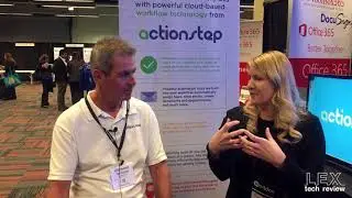 #ABATECHSHOW Coverage! Our interview with Ted Jordan of Actionstep.