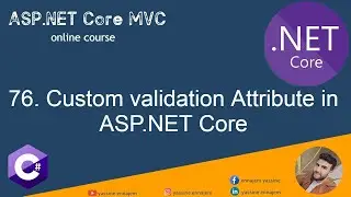 76. Custom validation Attribute in ASP.NET Core