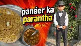 Simple paneer parantha Recipe for my baby nephew #paneerkaparatha #vlog #baby #cooking #funny 