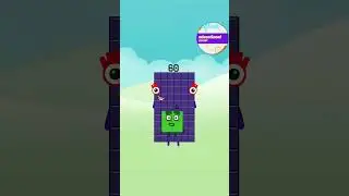 unlocks! numberblocks skip counting by 4   learn to count #numberblocks #youtubeshorts #shorts