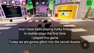 Glitching into the asset ROOM