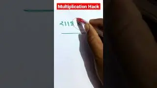 Multiplication Hack #mathstricks #shorts #maths #mathematics #learning