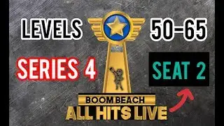 Boom Beach AHL SERIES 4 - LVL 50-65 - SEAT #2