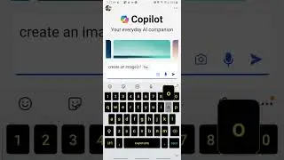 Create images using copilot on android #android #ai #copilot
