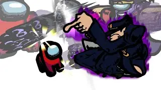 FNF reacts to FNF memes - Mini Crewmate Kills JoJo's Characters   - Vies Animation