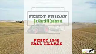 Putting The Fendt 1042 To Work In Big Sky Country | Fall Tillage