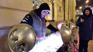 Music on water glasses - an amazing art -Europe