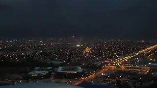 Firework nearly misses plane on approach to Chicago Midway. Fireworks, lighting, & landing included.
