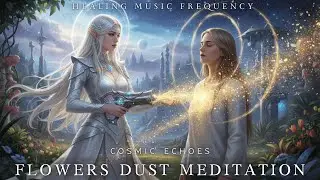 Flowers Dust Meditation ✨ Open Your Heart Chakra | Pleiadian Healing Music for Divine Love 💖