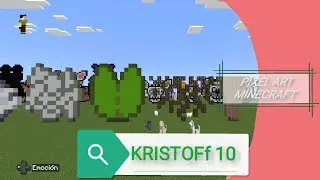 PIXEL ART De Cosas naturales DE MINECRAFT 🦴🪷🌱🪨